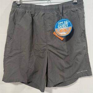 Columbia PFG Gray Omni-Shade Shorts